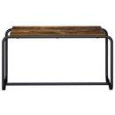 TV-bord 80 x 35,5 x 42 cm Røget eg Konstrueret træ