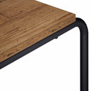 TV-bord 80 x 35,5 x 42 cm Egetræ Konstrueret træ