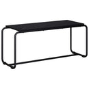 TV-bord 98 x 35,5 x 42 cm Sort eg Konstrueret træ