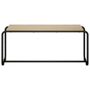 TV-bord 98 x 35,5 x 42 cm Sonoma-eg Konstrueret træ