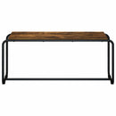 TV-bord 98 x 35,5 x 42 cm Røget eg Konstrueret træ