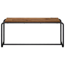 TV-bord 98 x 35,5 x 42 cm Egetræ Konstrueret træ