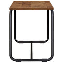 TV-bord 98 x 35,5 x 42 cm Egetræ Konstrueret træ