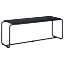 TV-bord 113.5 x 35.5 x 42 cm Sort eg Konstrueret træ
