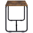 TV-bord 113.5 x 35.5 x 42 cm Røget eg Konstrueret træ