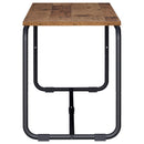 TV-bord 113.5 x 35.5 x 42 cm Egetræ Konstrueret træ