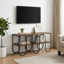 TV-bord 100 x 40 x 50 cm Røget eg Konstrueret træ