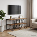 TV-bord 100 x 40 x 50 cm Gammelt træ Konstrueret træ