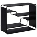 Skænk Sort eg 98 x 37.5 x 75.5 cm Konstrueret træ
