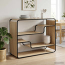Skænk Sonoma-eg 98 x 37.5 x 75.5 cm Konstrueret træ