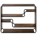 Skænk Røget eg 98 x 37.5 x 75.5 cm Konstrueret træ