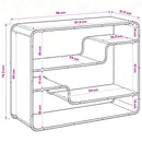 Skænk Artisan-eg 98 x 37.5 x 75.5 cm Konstrueret træ