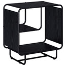 Skænk Sort eg 60 x 37,5 x 64,5 cm Konstrueret træ