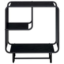 Skænk Sort eg 60 x 37,5 x 64,5 cm Konstrueret træ
