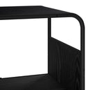 Highboard Sort eg 60 x 37.5 x 144 cm Konstrueret træ