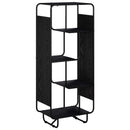 Highboard Sort eg 60 x 37.5 x 144 cm Konstrueret træ