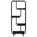 Highboard Sort eg 60 x 37.5 x 144 cm Konstrueret træ