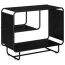 Skænk Sort eg 80 x 37.5 x 64.5 cm Konstrueret træ