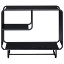 Skænk Sort eg 80 x 37.5 x 64.5 cm Konstrueret træ