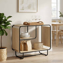 Skænk Sonoma-eg 80 x 37.5 x 64.5 cm Konstrueret træ
