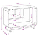 Skænk Sonoma-eg 93.5 x 37.5 x 64.5 cm Konstrueret træ