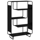 Highboard Sort eg 93.5 x 37.5 x 144 cm Konstrueret træ