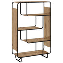 Highboard Artisan-eg 93.5 x 37.5 x 144 cm Konstrueret træ