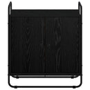 skænk Sort eg 68 x 35 x 75 cm Konstrueret træ