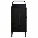 skænk Sort eg 68 x 35 x 75 cm Konstrueret træ