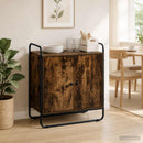 skænk Røget eg 68 x 35 x 75 cm Konstrueret træ
