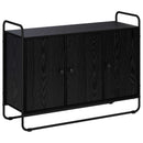 skænk Sort eg 102 x 35 x 75 cm Konstrueret træ