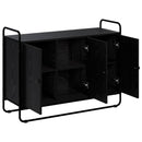 skænk Sort eg 102 x 35 x 75 cm Konstrueret træ