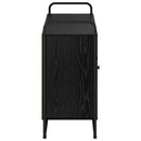 skænk Sort eg 102 x 35 x 75 cm Konstrueret træ