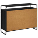 Skænk Sort eg 102 x 35 x 75 cm Konstrueret træ