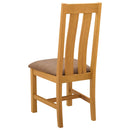 Spisestuestol 2 pcs Massivt Eg Træ Grå 45 x 54 x 100 cm