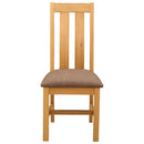 Spisestuestol 2 pcs Massivt Eg Træ Grå 45 x 54 x 100 cm
