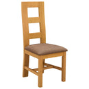 Spisestuestol 2 pcs Massivt Eg Træ Grå 45 x 51 x 105 cm