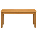 Spisebænk 95 x 32 x 45 cm Massivt Eg Træ Naturfarvet