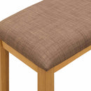Spisebænk 95 x 32 x 45 cm Massivt Eg Træ Grå