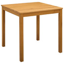 Spisebord 75 x 75 x 75,5 cm Massivt Eg Træ Naturfarvet