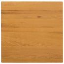 Spisebord 75 x 75 x 75,5 cm Massivt Eg Træ Naturfarvet