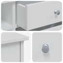 Makeupbord Sæt FAUSKE 2 stk. Hvid 76 x 50 x 103,5 cm