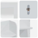 Makeupbord Sæt FAUSKE 3 pcs Hvid 76 x 50 x 143 cm