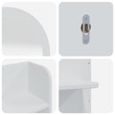Makeupbord Sæt FAUSKE 3 pcs Hvid 76 x 50 x 143 cm