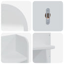 Makeupbord Sæt FAUSKE 4 pcs Hvid 100 x 50 x 143 cm