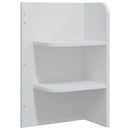 Makeupbord Sæt FAUSKE 4 pcs Hvid 76 x 50 x 143 cm