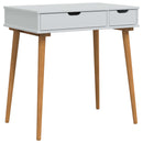 Makeupbord Sæt FAUSKE 4 pcs Hvid 76 x 50 x 143 cm