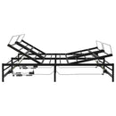 Elektrisk Justerbar Sengetramme Sort 160 x 200 cm Stål