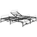 Elektrisk Justerbar Sengetramme Sort 90 x 213 cm Stål