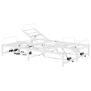Elektrisk Justerbar Sengetramme Hvid 120 x 190 cm Stål